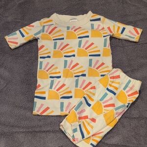 Hanna Andersson Multicolor Sunburst Kids Pajama Set